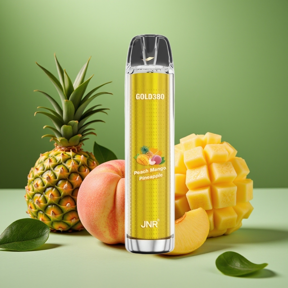 JNR Gold380 6000 Puffs 13ml Durazno Mango Piña vape distributor Mexico