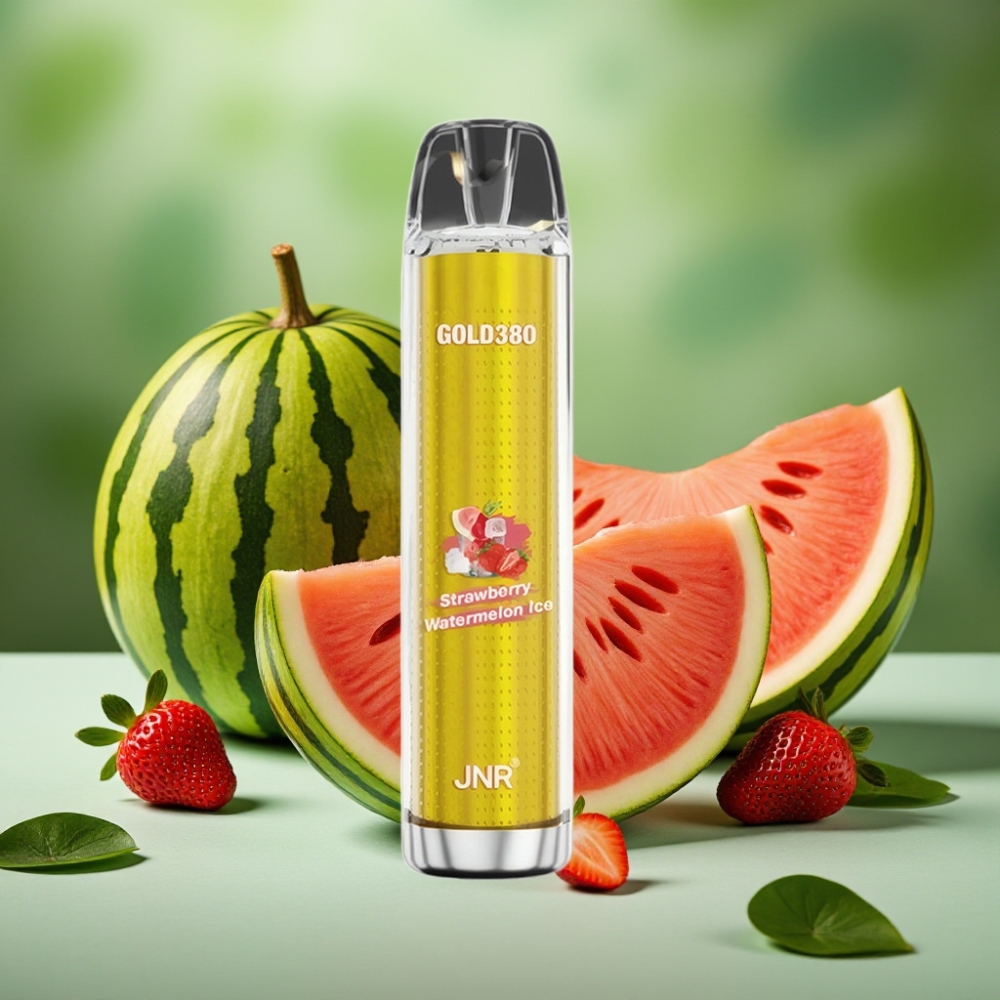 JNR Gold380 6000 Puffs 13ml Fresa Sandía Hielo vape distributor Mexico