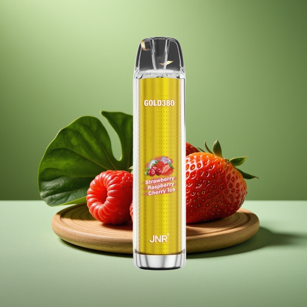 JNR Gold380 6000 Puffs Fresa Frambuesa 13ml vape distributor Mexico
