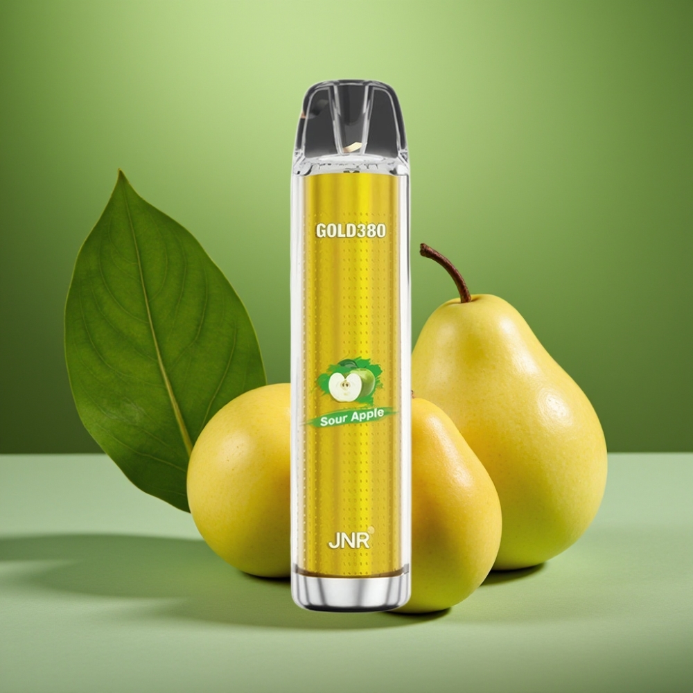 JNR Gold380 6000 Puffs Manzana Ácida 1500mAh vape distributor Mexico