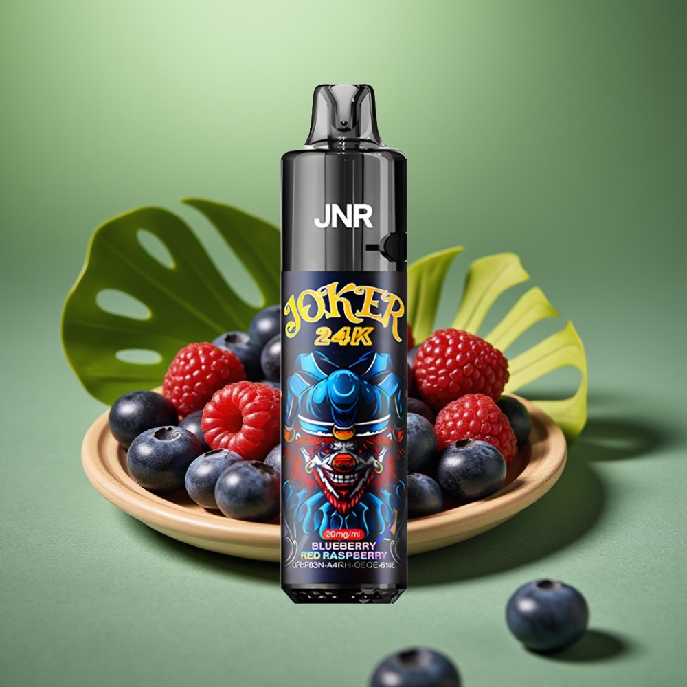 JNR Joker 24000 Puffs Recargable Tipo-C Arándano Frambuesa Roja
