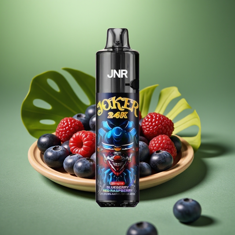 JNR Joker 24000 Puffs Recargable Tipo-C Arándano Frambuesa Roja