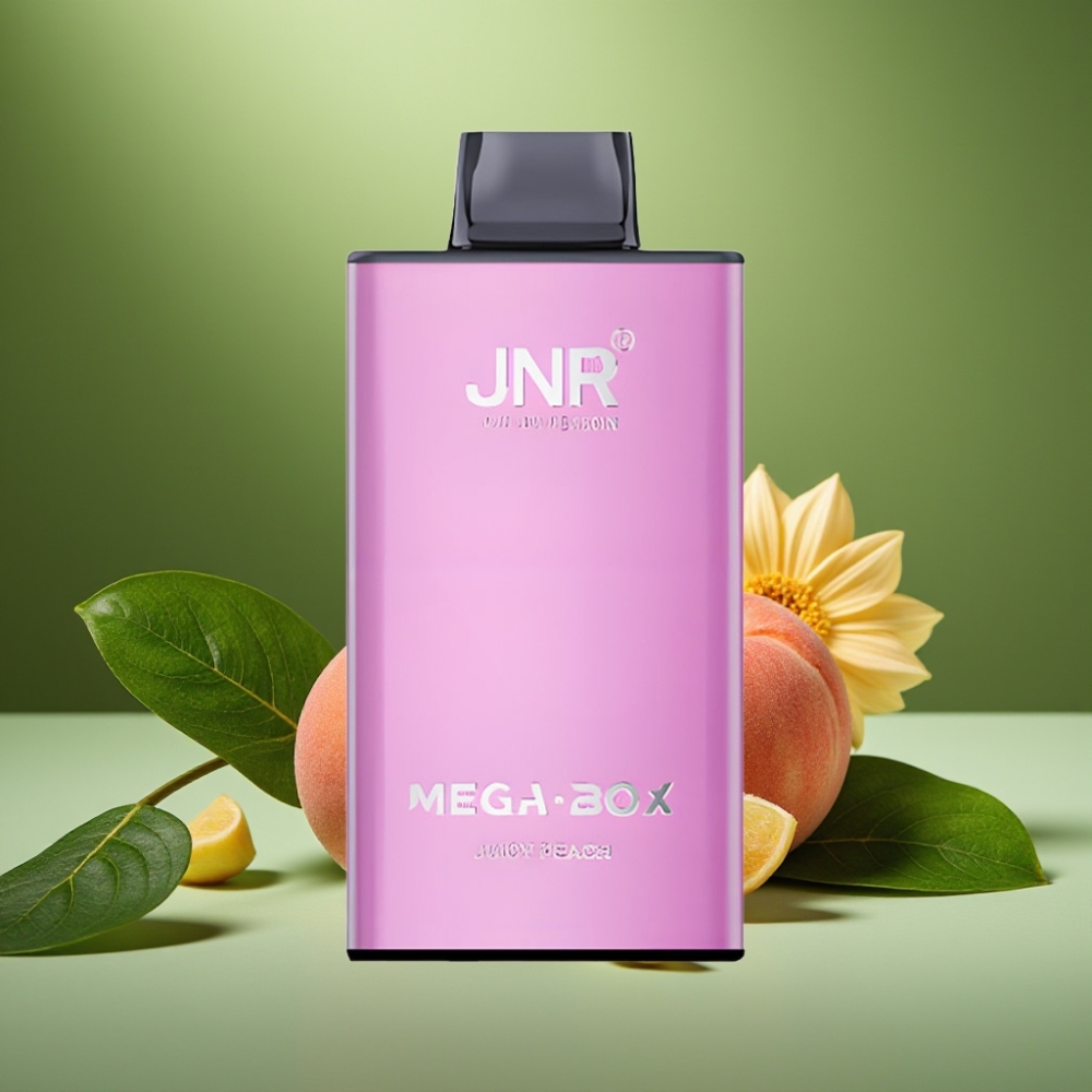 JNR Mega Box 25000 Puffs 30ml Durazno Jugoso vape distributor Mexico