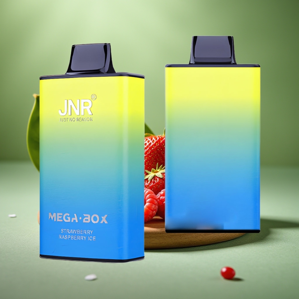 JNR Mega Box 25000 Puffs 30ml Fresa Frambuesa Hielo vape distributor Mexico