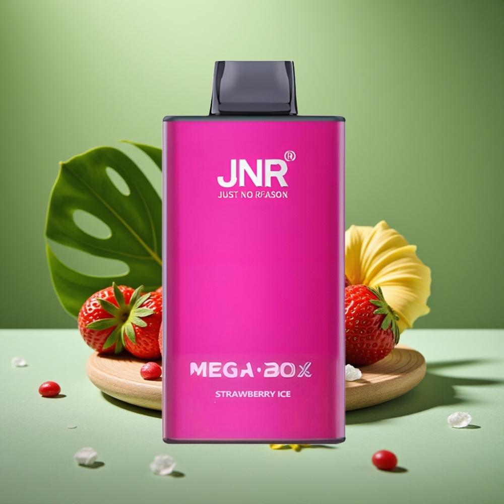 JNR Mega Box 25000 Puffs 30ml Fresa Helada vape distributor Mexico