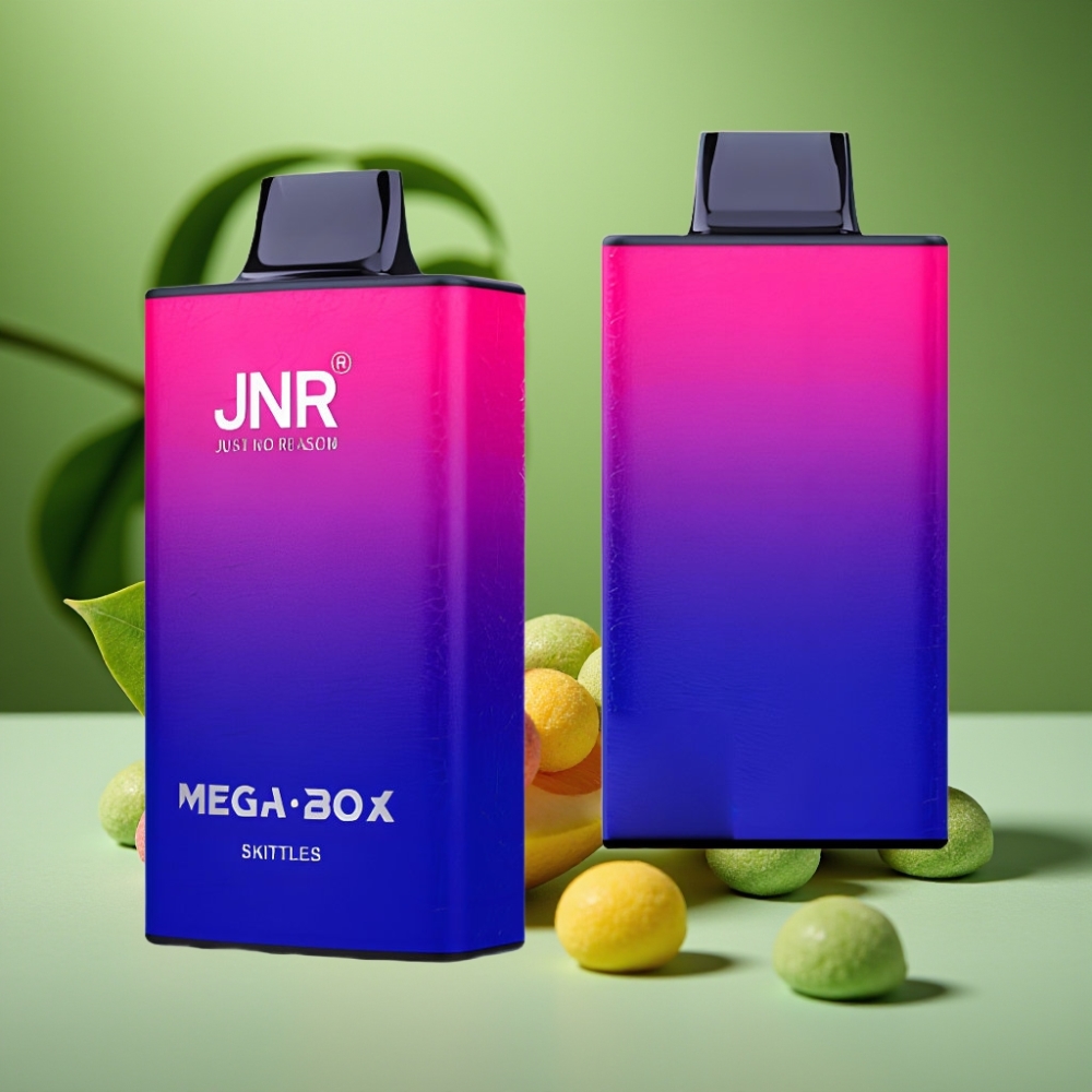 JNR Mega Box 25000 Puffs 30ml Sabores Skittles vape distributor Mexico