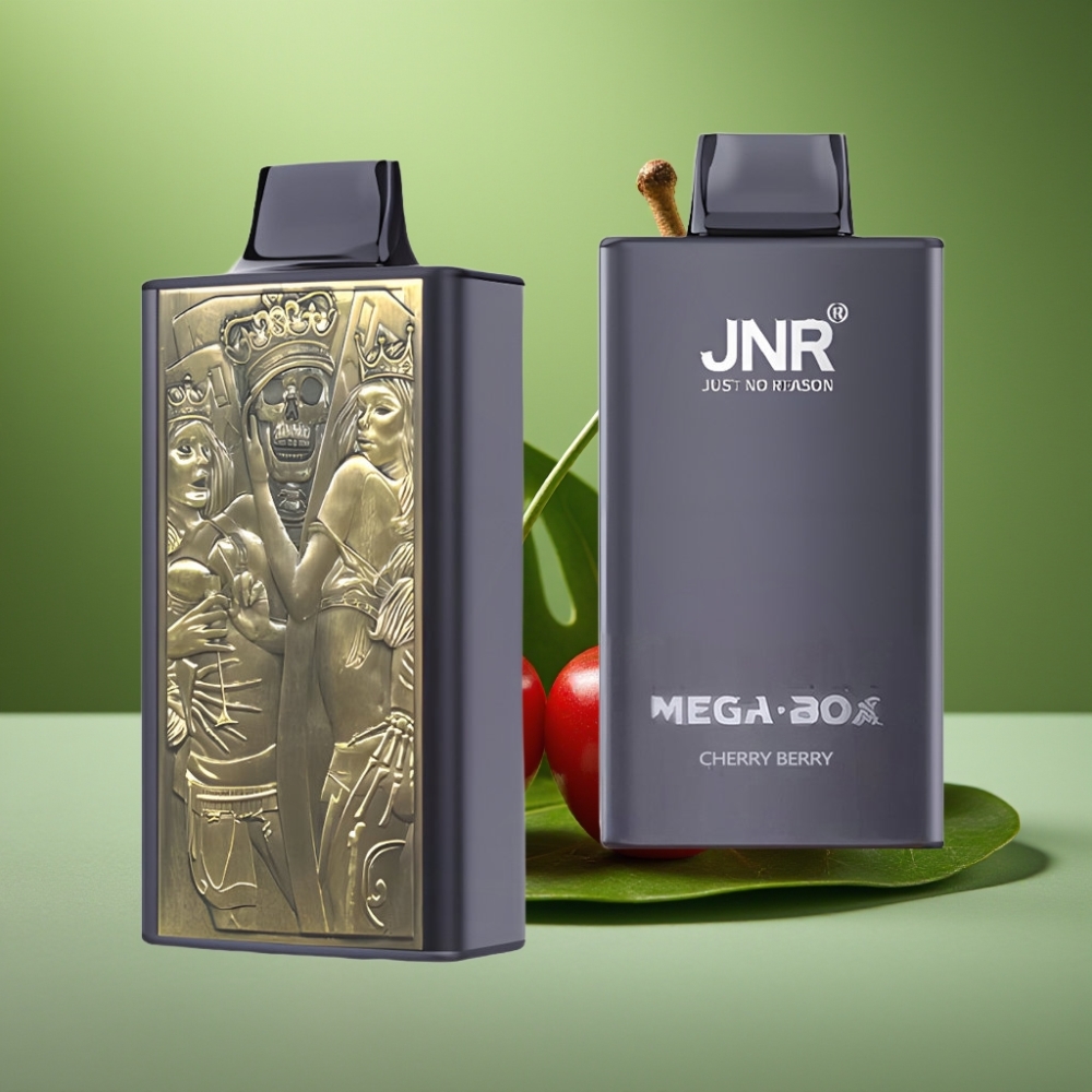 JNR Mega Box 25000 Puffs Cereza y Baya 30ml vape distributor Mexico