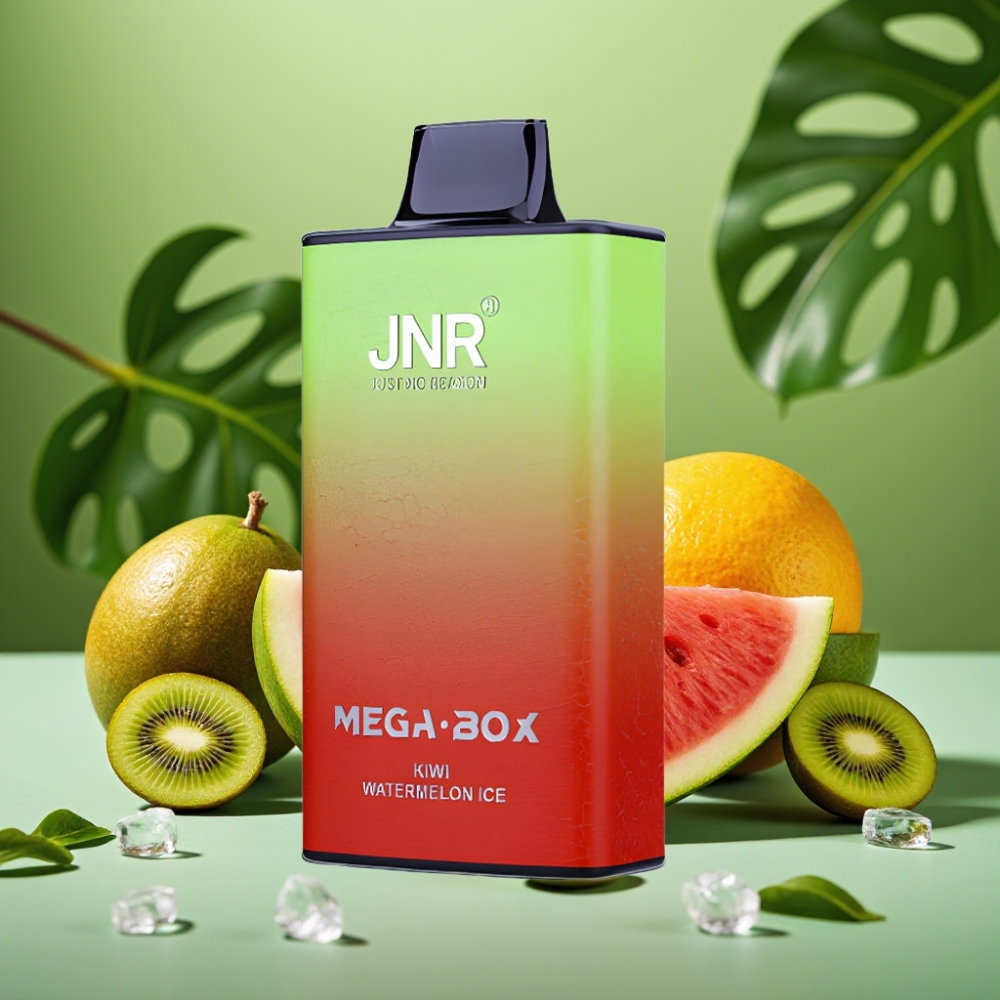 JNR Mega Box 25000 Puffs Dual Mesh Kiwi Sandía Helada vape distributor Mexico