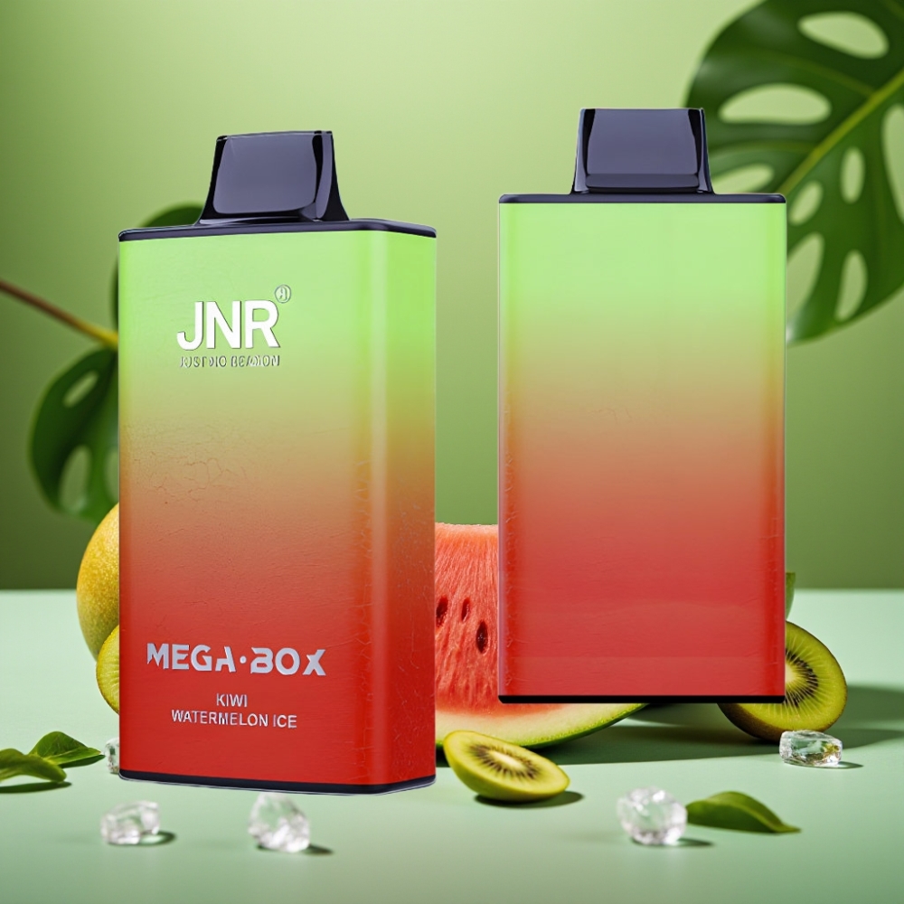 JNR Mega Box 25000 Puffs Dual Mesh Kiwi Sandía Helada vape distributor Mexico