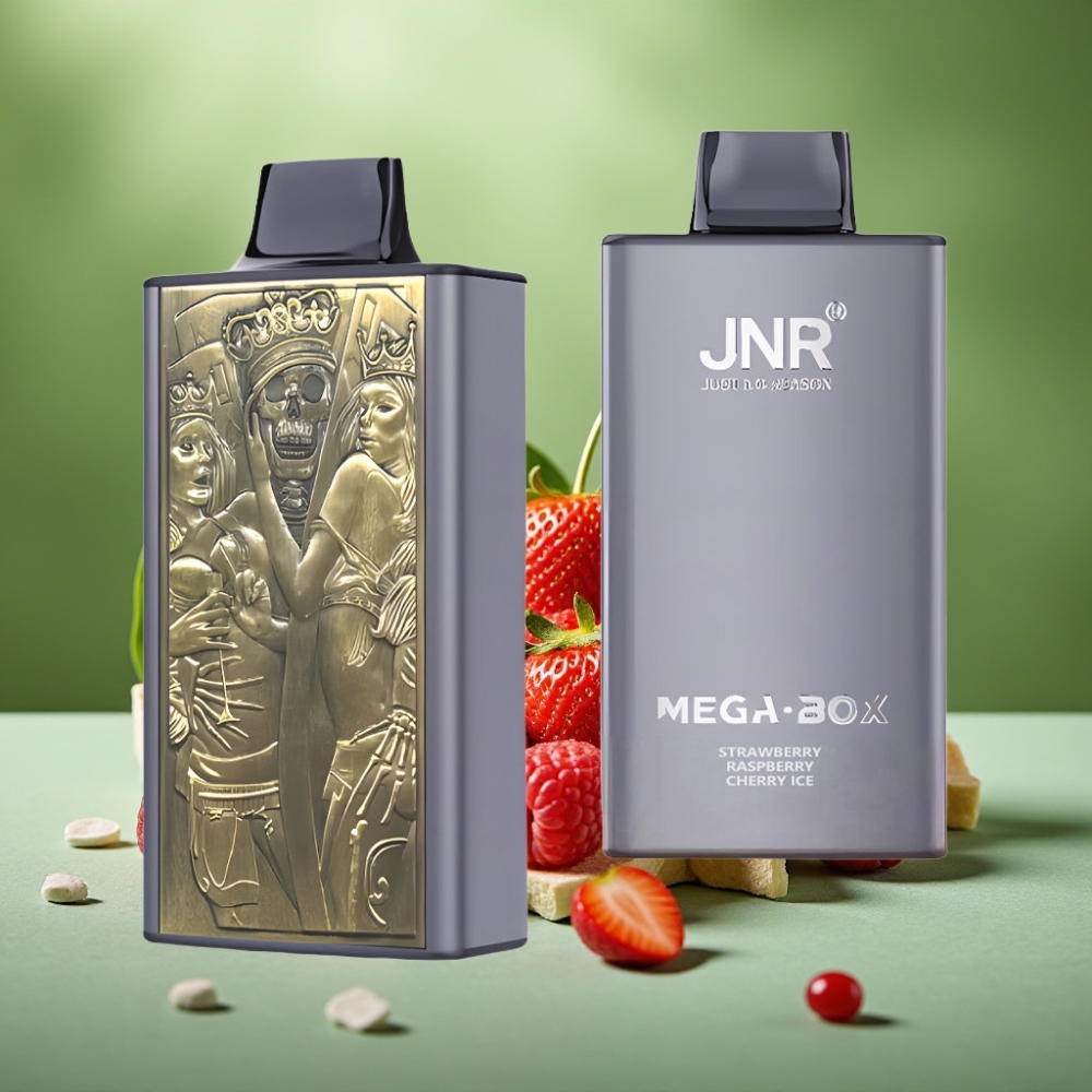 JNR Mega Box 25000 Puffs Fresa Frambuesa Cereza Hielo 30ml