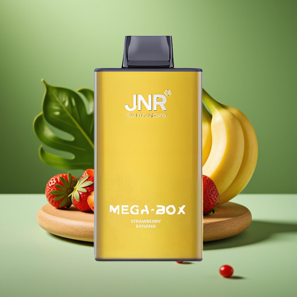 JNR Mega Box 25000 Puffs Fresa Plátano 30ml vape distributor Mexico