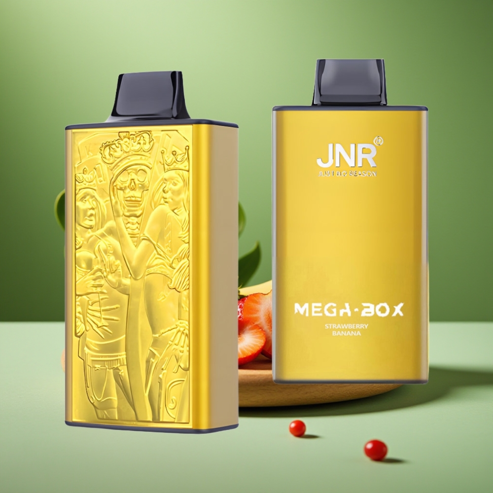 JNR Mega Box 25000 Puffs Fresa Plátano 30ml vape distributor Mexico