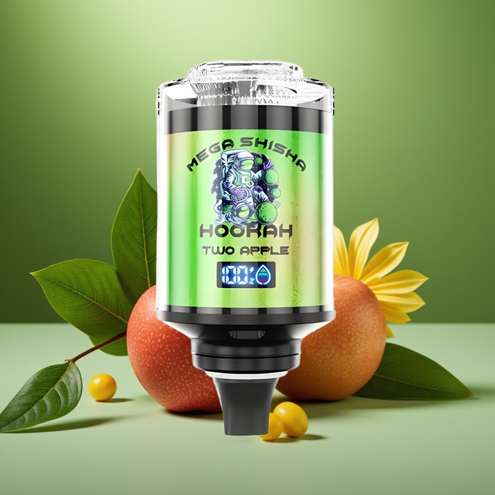 JNR Mega Shisha Hookah 100K Dos Manzanas Capacidad 60ml vape distributor Mexico