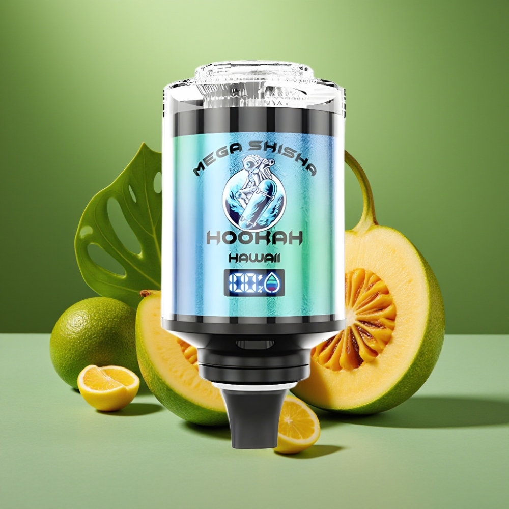 JNR Mega Shisha Hookah 100K Hawaii 60ml Capacidad vape distributor Mexico