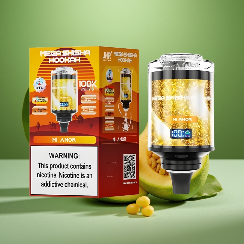 JNR Mega Shisha Hookah 100K Mi Amor Pantalla Inteligente Interactiva