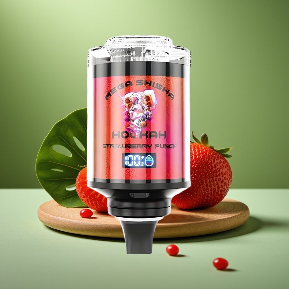 JNR Mega Shisha Hookah 100K Puños de Fresa 60ml vape distributor Mexico