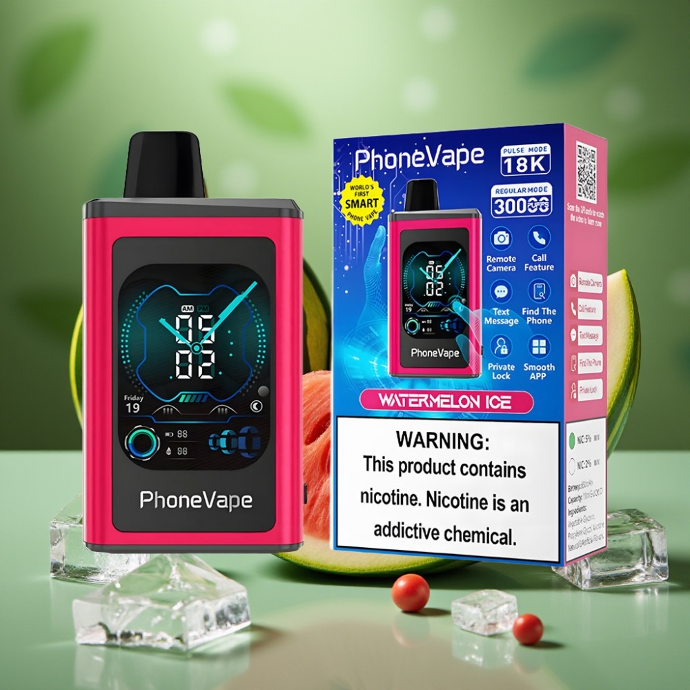 JNR PhoneVape 30000 puffs Tipo-C Recargable Sandía Helada