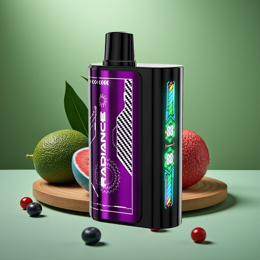 JNR Radiance 31000 Puffs 28ml AZUL CEREZA FRAMBUESA vape distributor Mexico