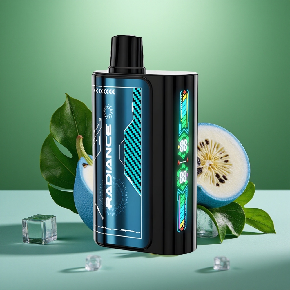 JNR Radiance 31000 Puffs 28ml BLUE RAZZ ICE (ARÁNDANO AZUL HIELO)