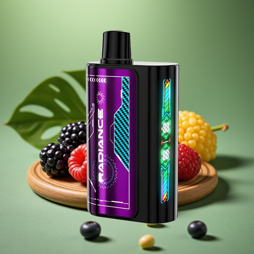 JNR Radiance 31000 Puffs Dual Malla ARÁNDANO FRAMBUESA ÁCIDA