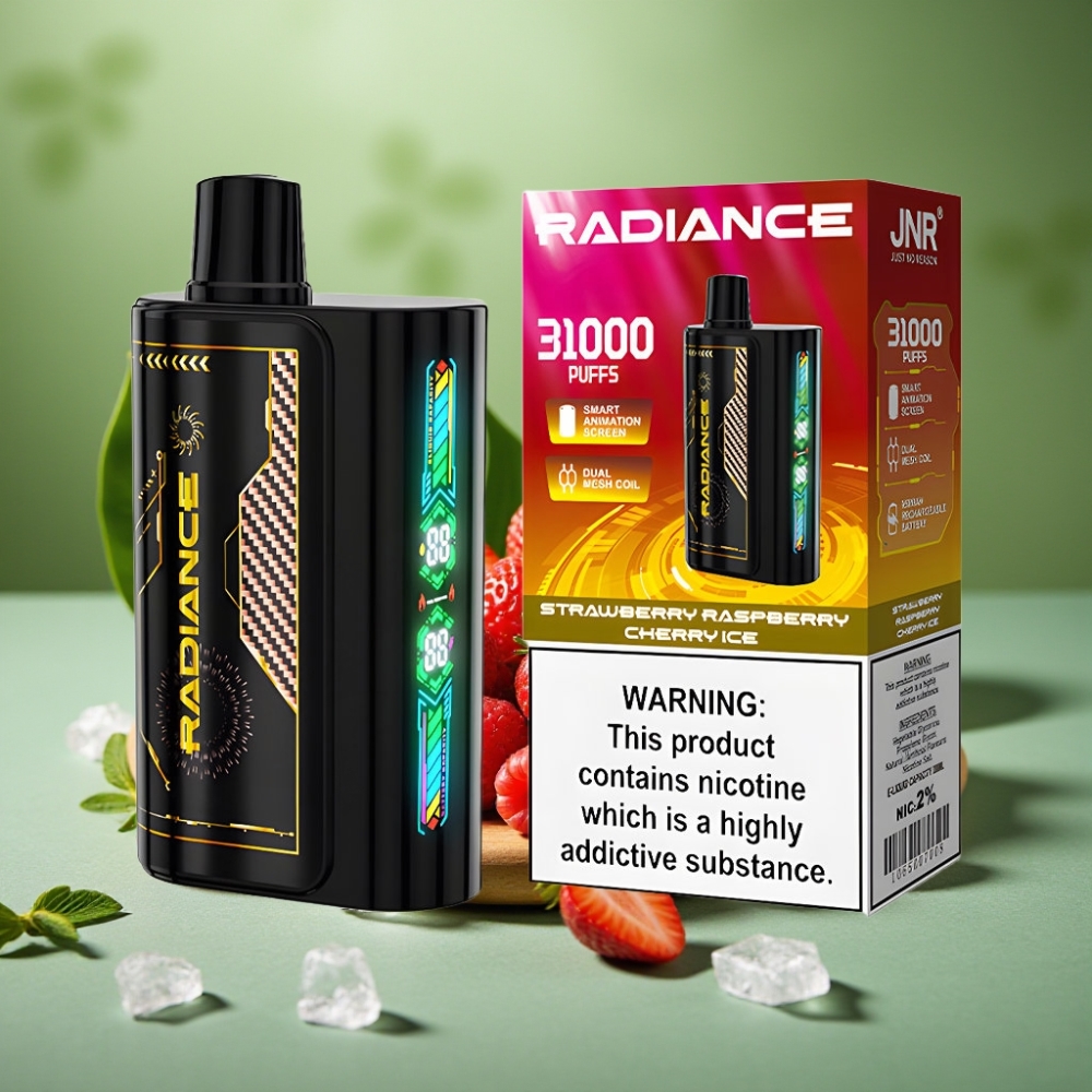 JNR Radiance 31000 Puffs Dual Mesh FRESA FRAMBUESA CEREZA HIELO