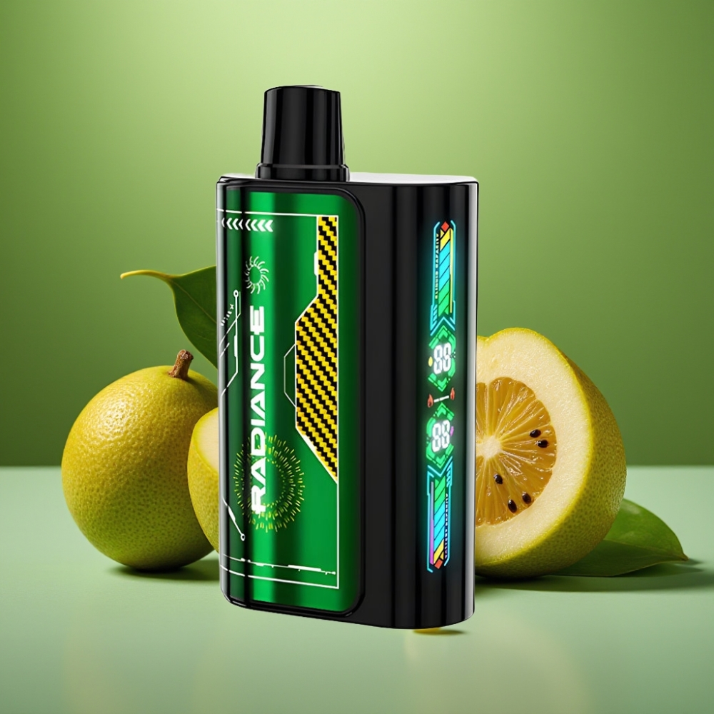 JNR Radiance 31000 Puffs Maracuyá Kiwi Pantalla Inteligente