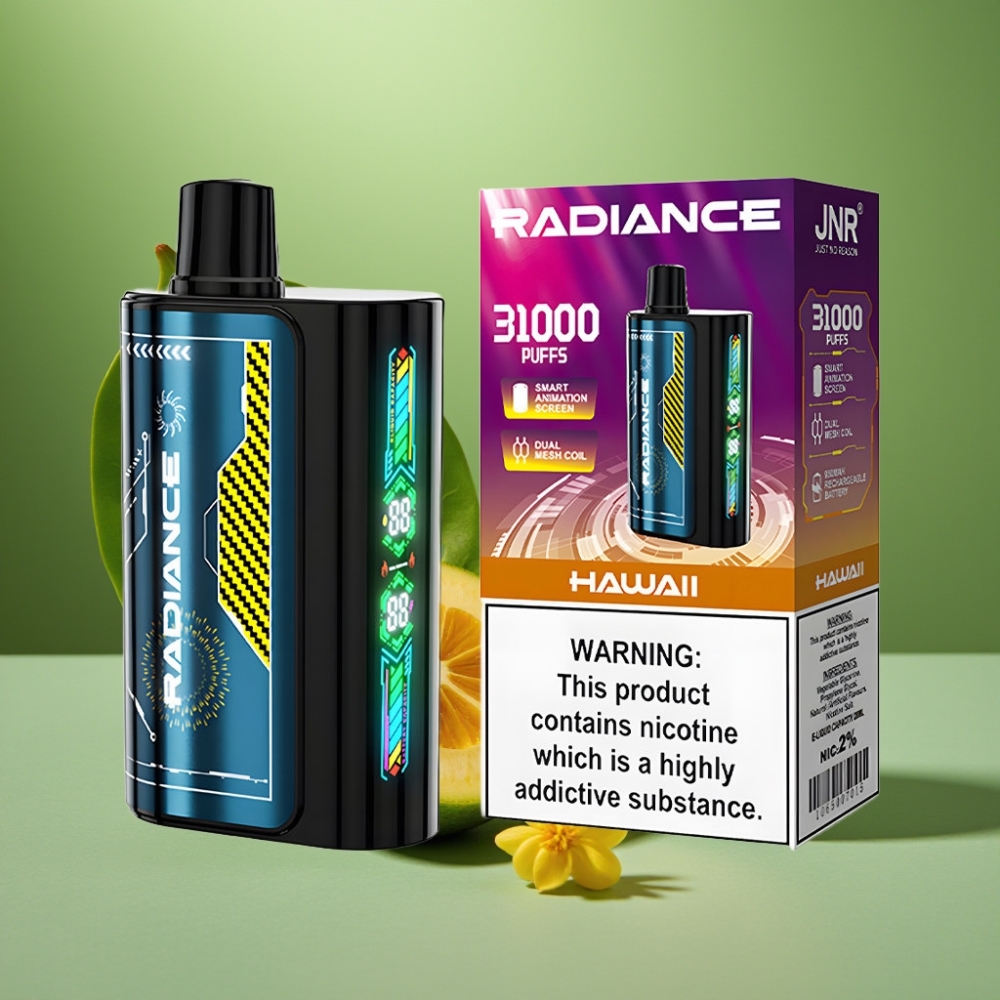 JNR Radiance 31000 Puffs Pantalla Inteligente HAWÁI vape distributor Mexico