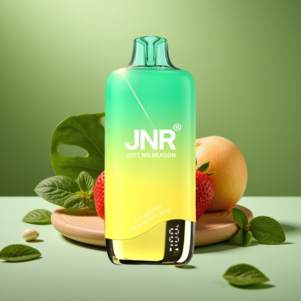 JNR Rainbow 10500 Puffs 18ml Fresa Melocotonmenta vape distributor Mexico