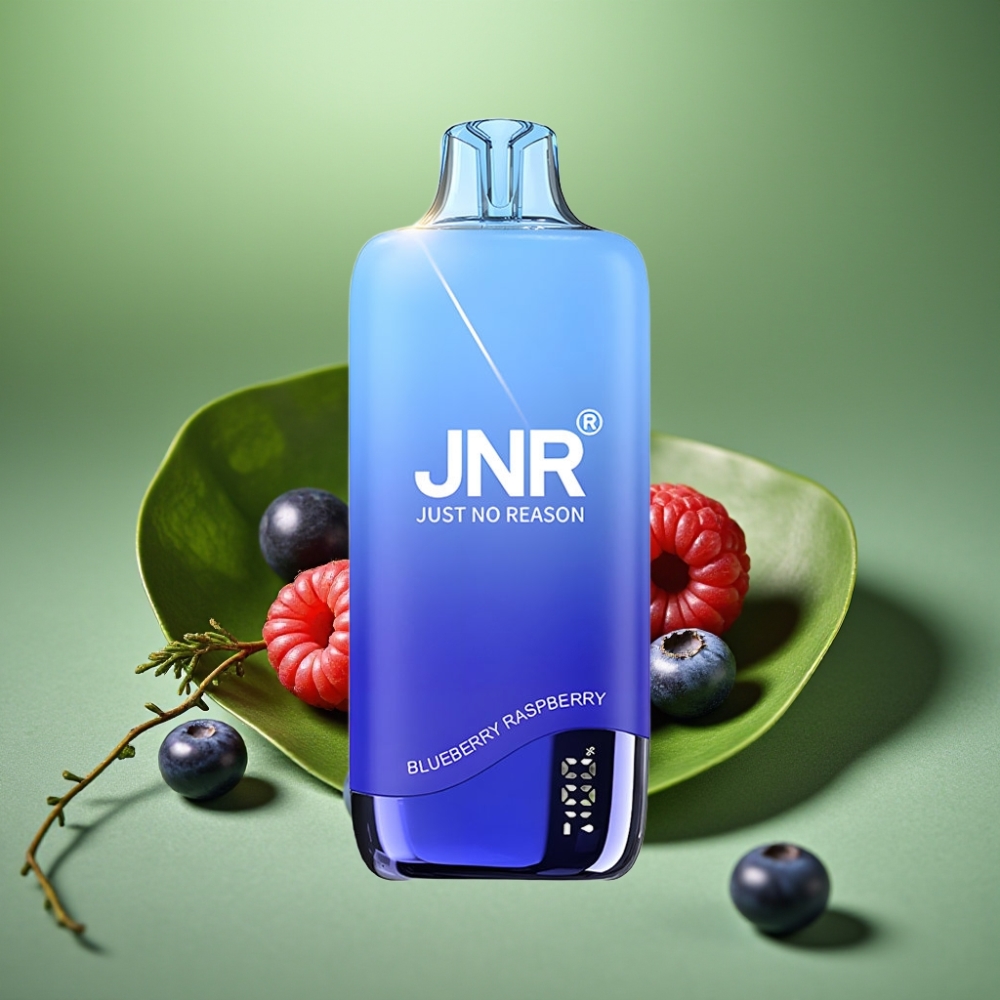 JNR Rainbow 10500 Puffs 18ml Tanque de Líquido Arándano Frambuesa