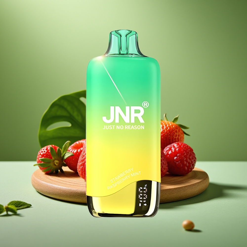 JNR Rainbow 10500 Pufs 18ml Fresa Frambuesa Menta vape distributor Mexico