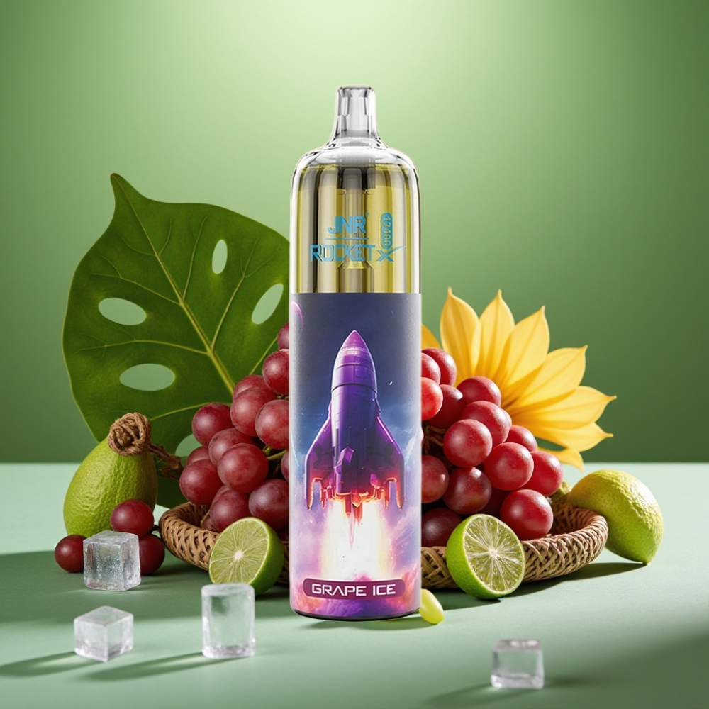 JNR Rocket-X 12400 Puffs Ajuste de Flujo de Aire y Carga Rápida Tipo-C