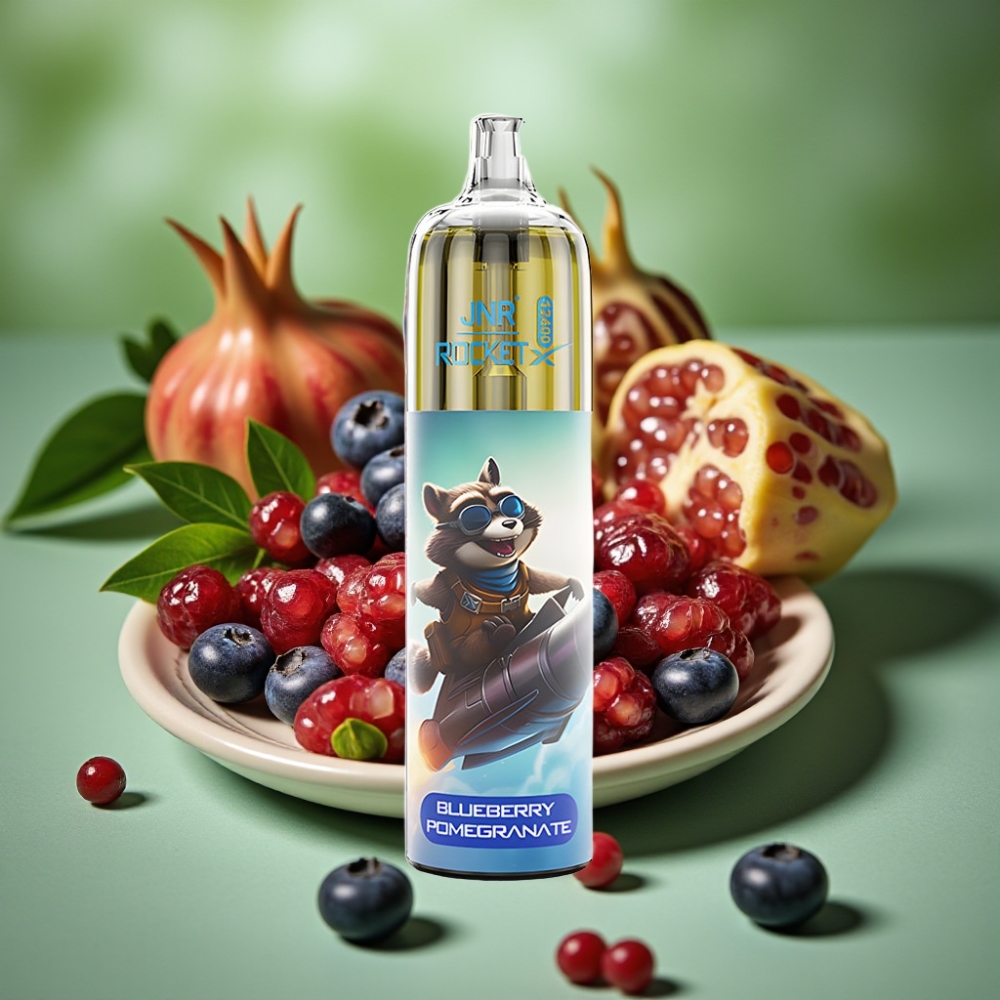 JNR Rocket-X 12400 Puffs Arándano Granada RGB vape distributor Mexico