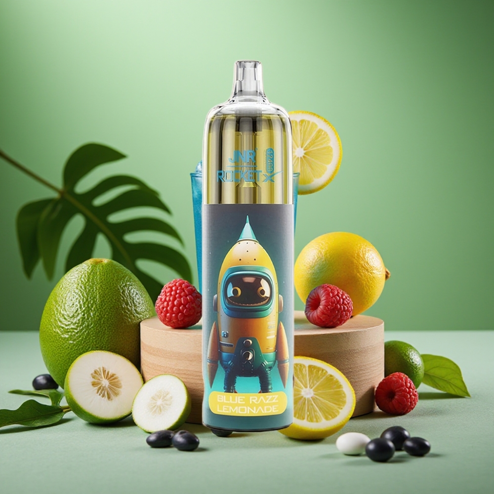 JNR Rocket-X 12400 Puffs RGB Azul Frambuesa Limonada vape distributor Mexico