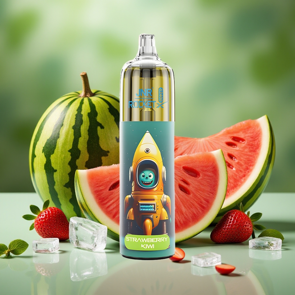 JNR Rocket-X 12400 Puffs RGB Luces Fresa Sandía Helada vape distributor Mexico