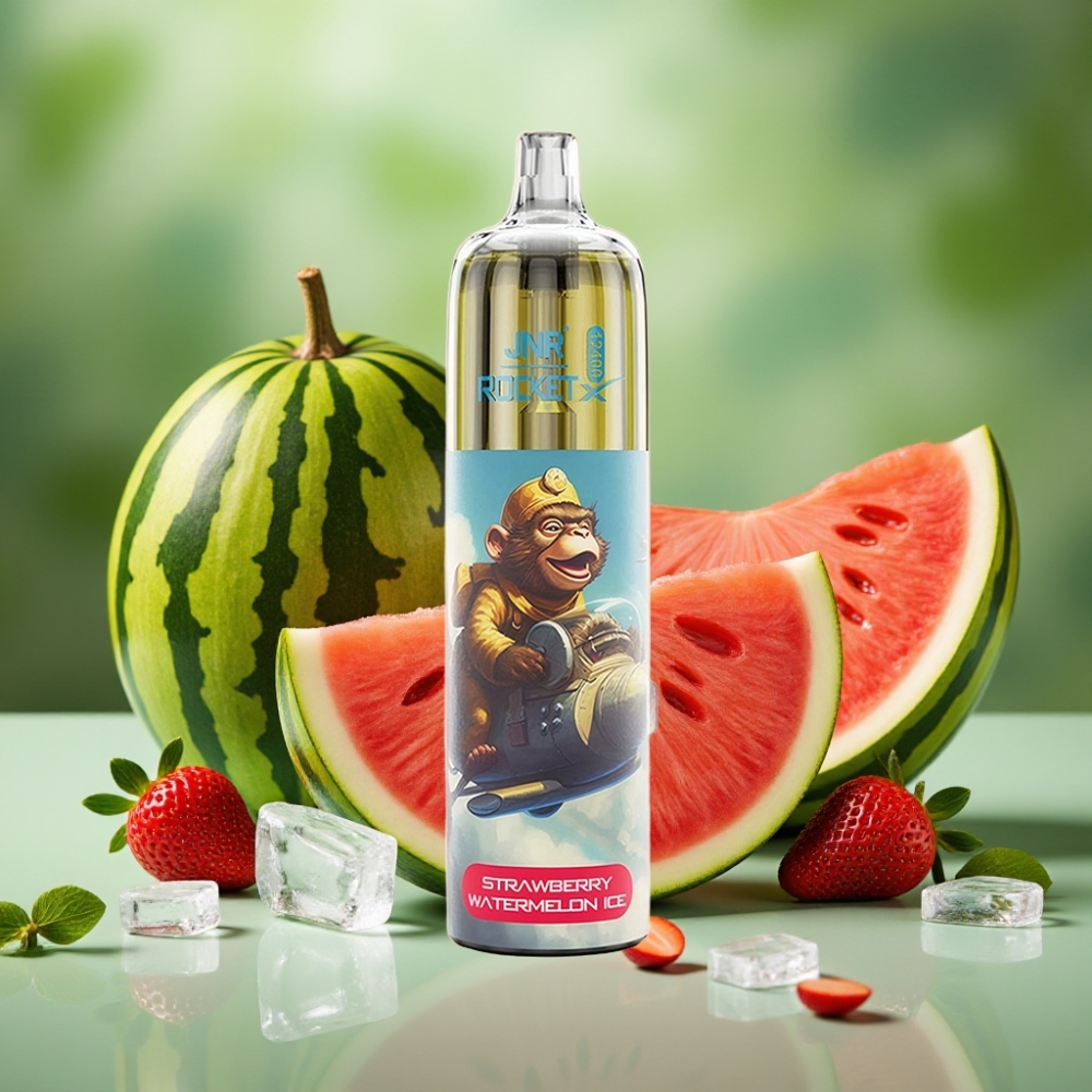 JNR Rocket-X 12400 Puffs RGB Luces Fresa Sandía Helada vape distributor Mexico