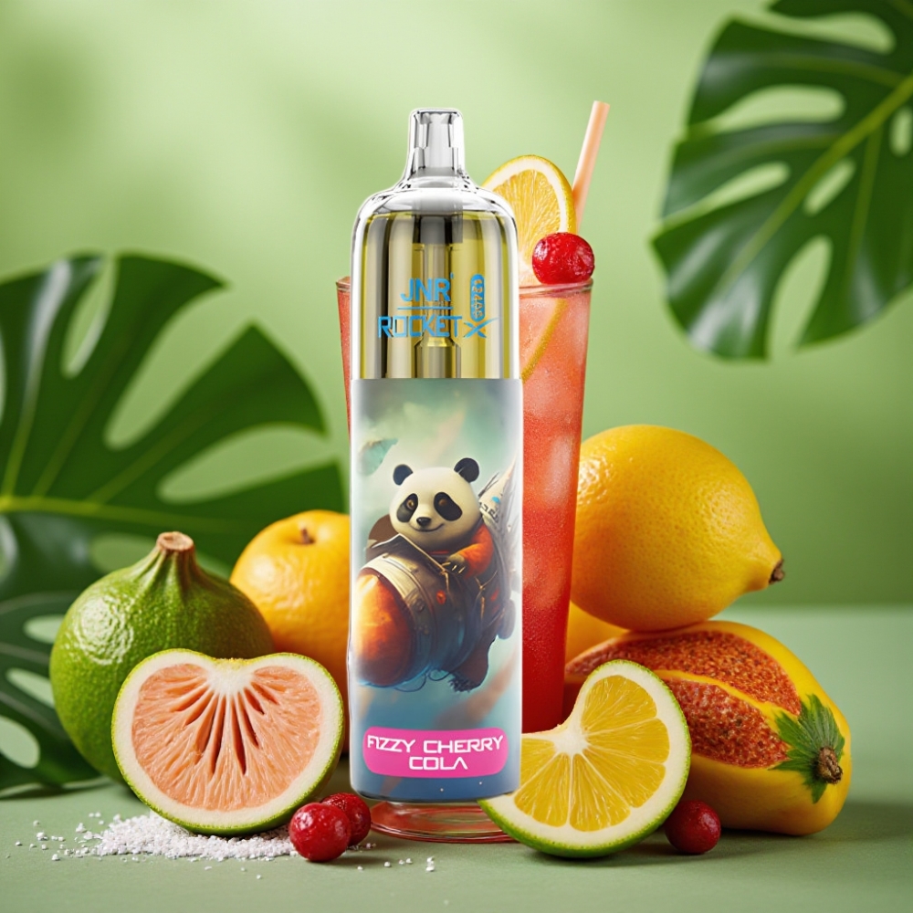 JNR Rocket-X 12400 Puffs RGB Luz Cereza Cola Fizzy vape distributor Mexico