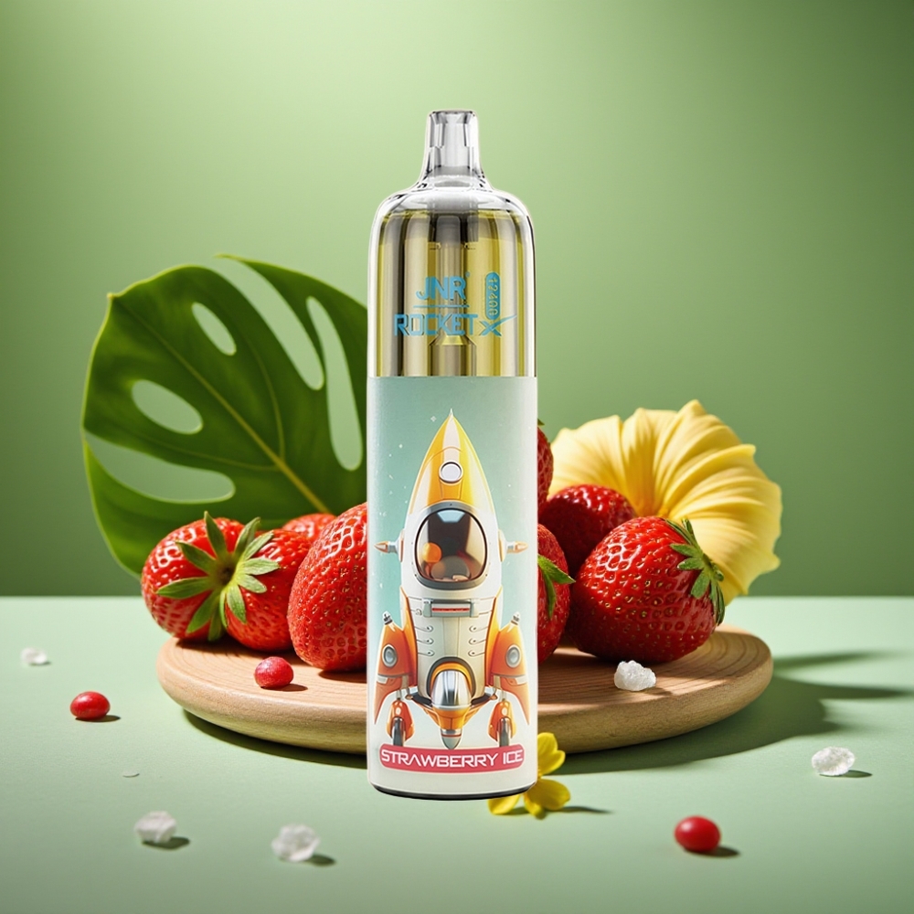 JNR Rocket-X 12400 Puffs RGB Luzes Fresa Helada vape distributor Mexico