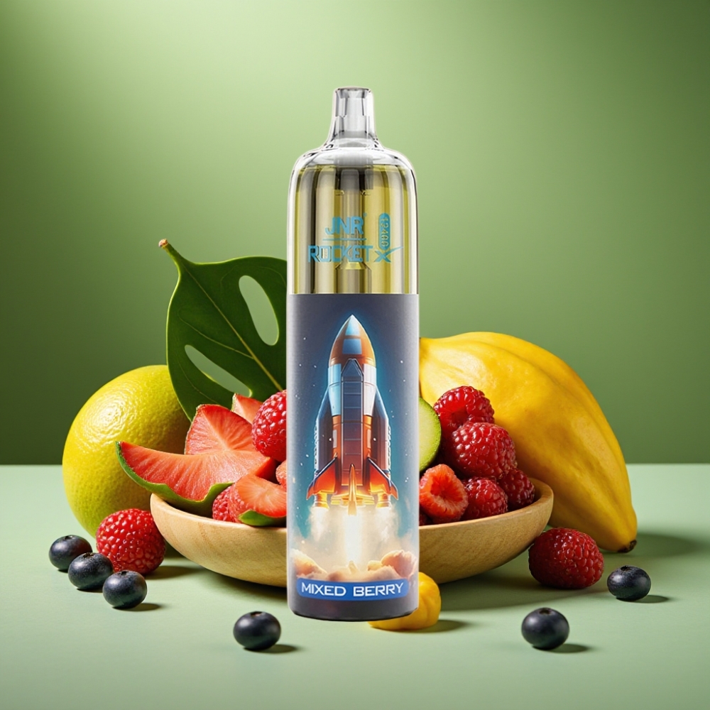 JNR Rocket-X 12400 Pufs Flujo de Aire Ajustable Bayas Mixtas