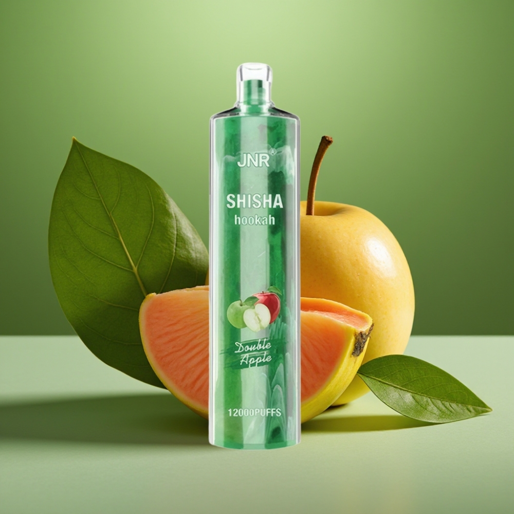 JNR Shisha Hookah 12000 Puffs 24ml Doble Manzana vape distributor Mexico