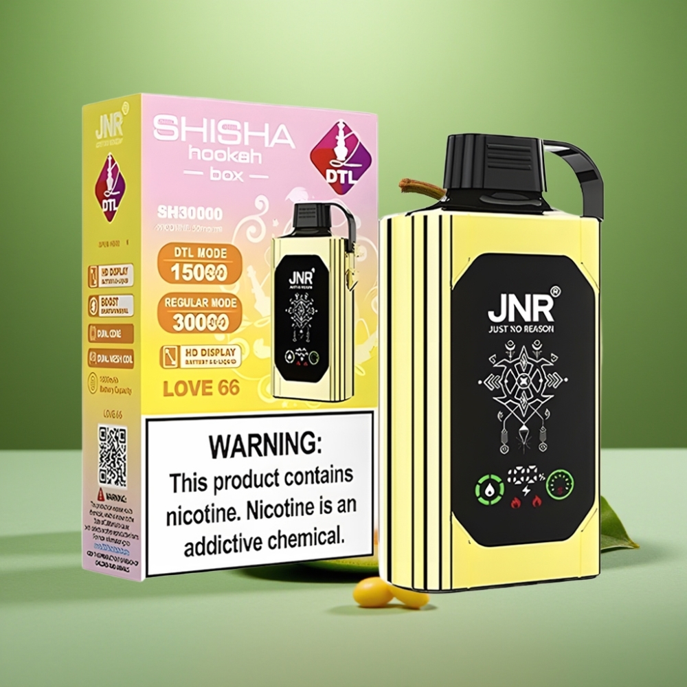 JNR Shisha Hookah Box 20500 Puffs Amor 66 HD Display vape distributor Mexico