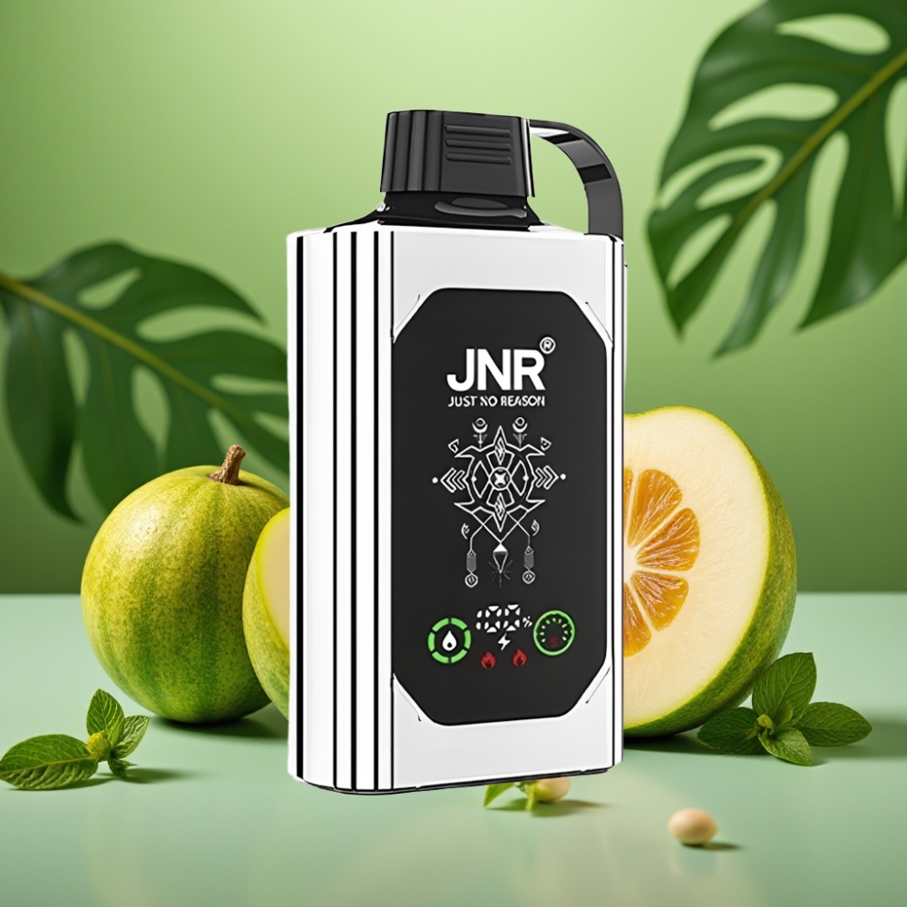 JNR Shisha Hookah Box 20500 Puffs HD Display Doble Melón Menta