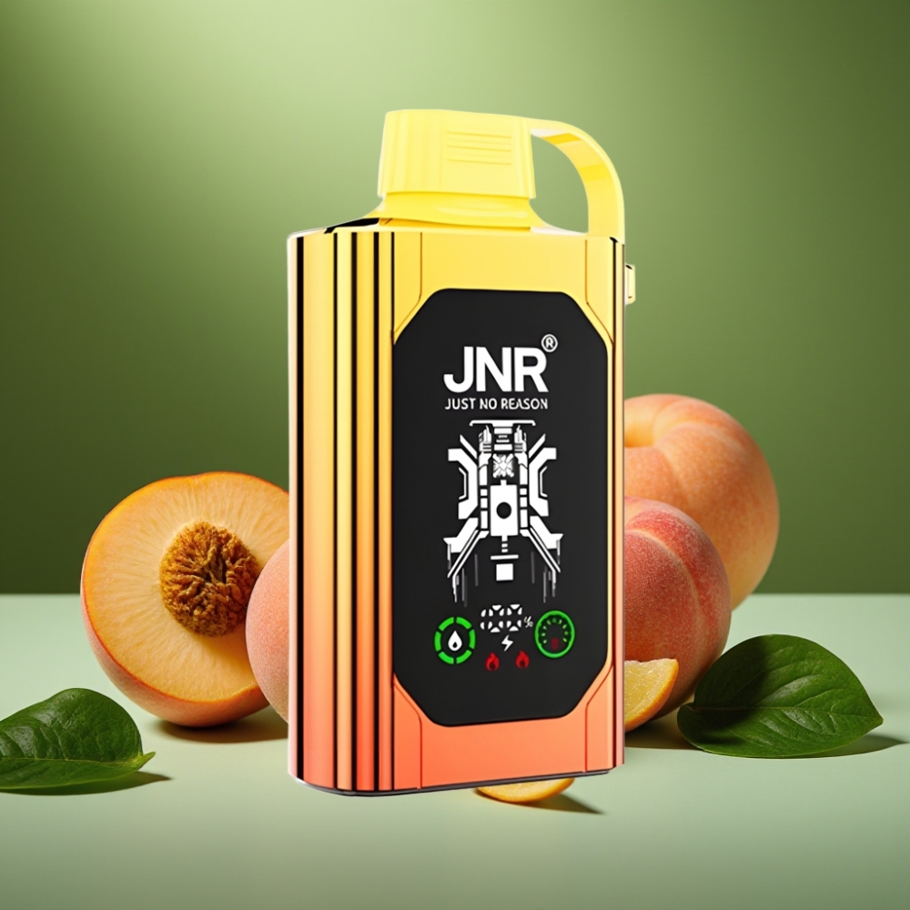 JNR Shisha Hookah Box 20500 Puffs HD Display Duraznos Jugosos