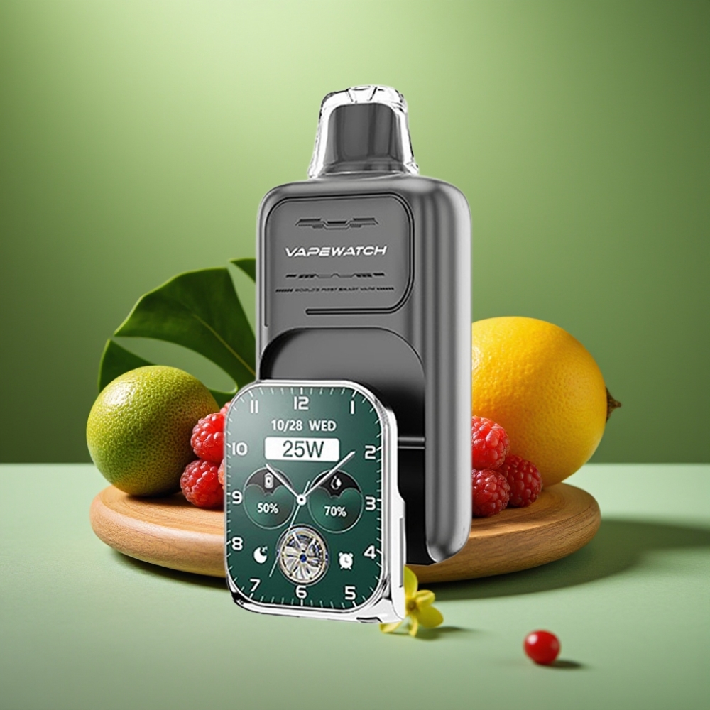 JNR VapeWatch 30.000 Puffs Triple Bayas Tipo-C Carga Rápida