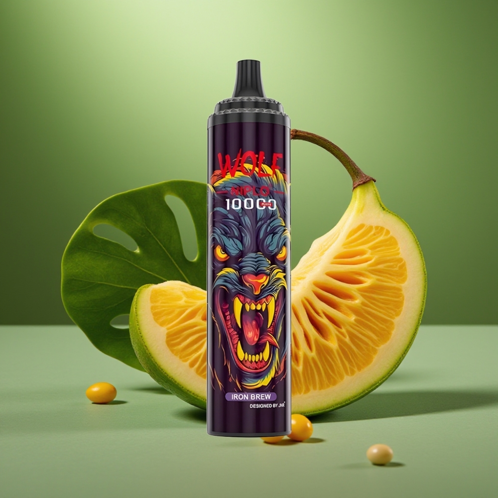 JNR Wolf Niplo 10000 Puffs Hierro Brew 20ml vape distributor Mexico