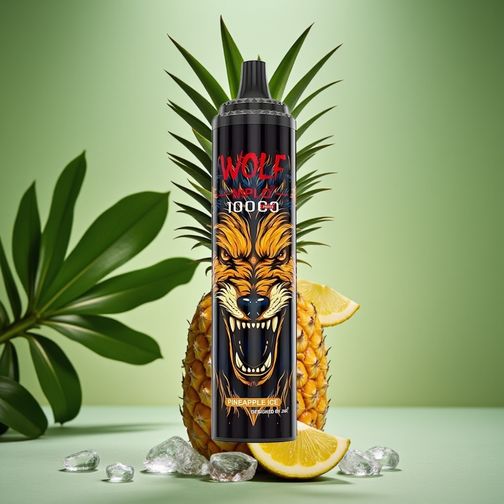 JNR Wolf Niplo 10000 Puffs Piña Hielo 20ml vape distributor Mexico