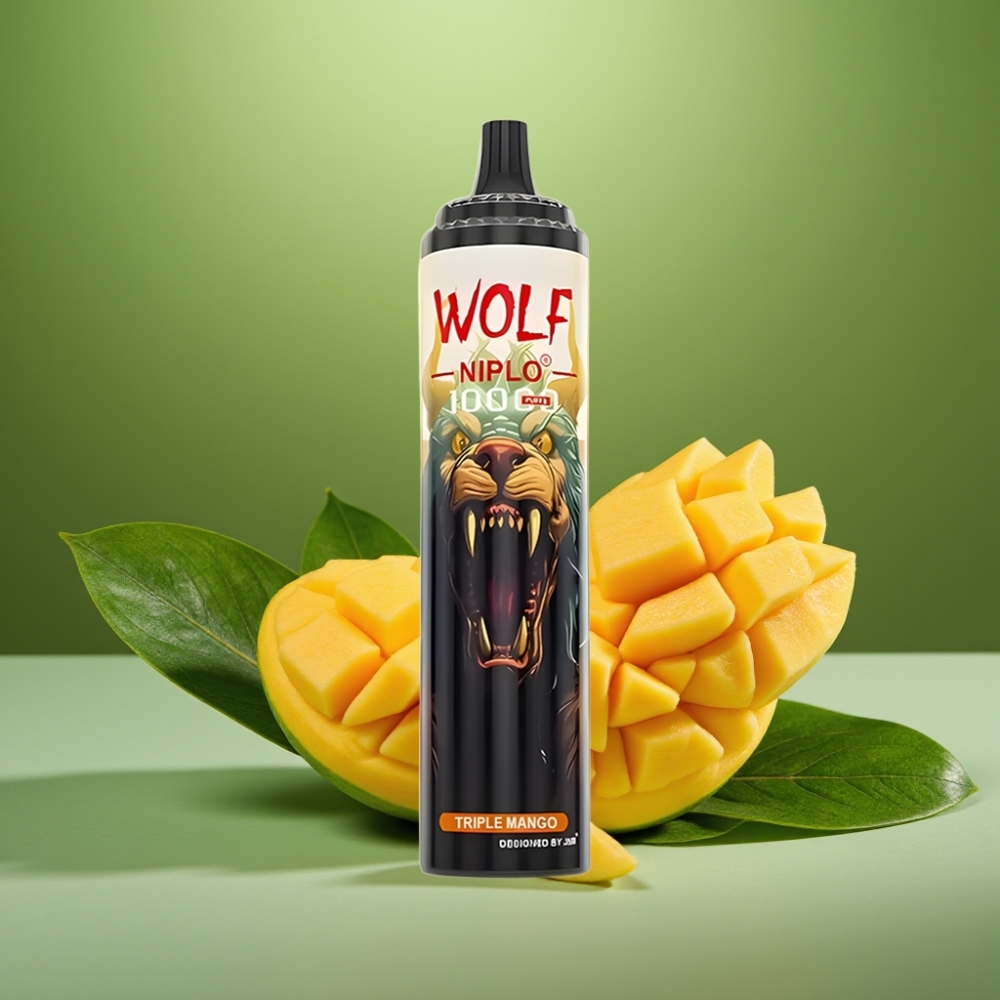 JNR Wolf Niplo 10000 Puffs Triple Mango 20ml vape distributor Mexico