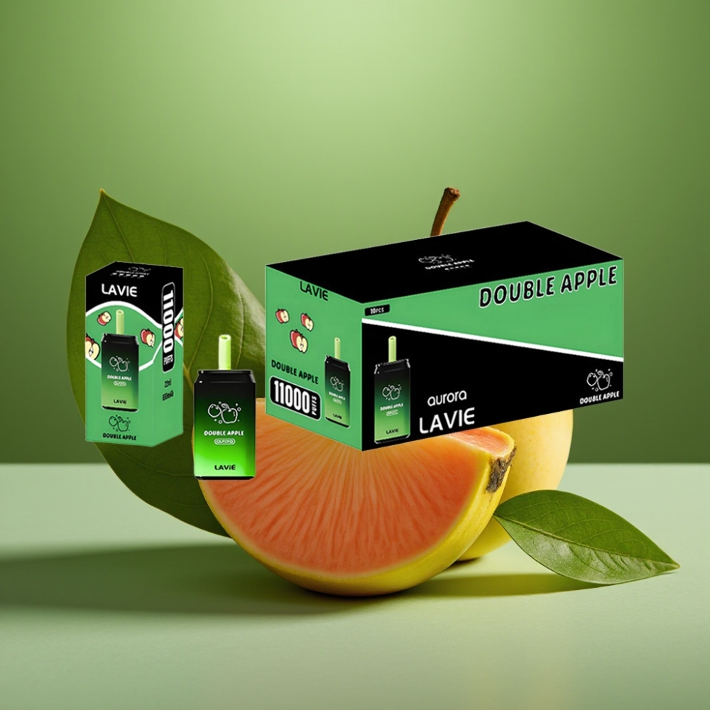 LAVIE Aurora 11000 Puffs 22ML Doble Manzana vape distributor Mexico