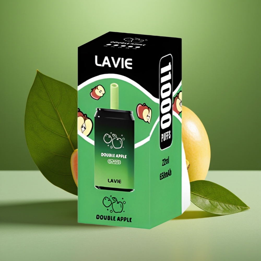 LAVIE Aurora 11000 Puffs 22ML Doble Manzana vape distributor Mexico