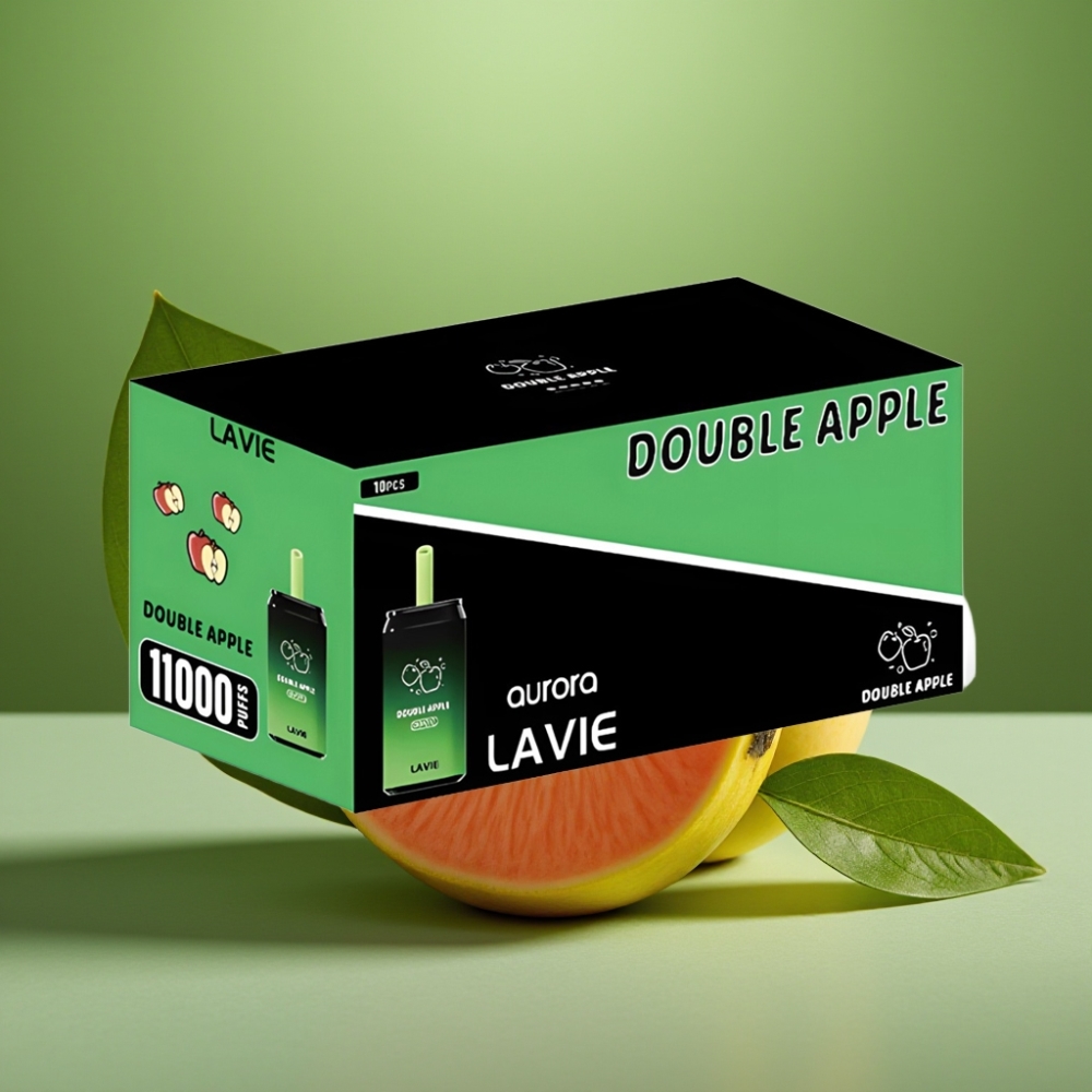 LAVIE Aurora 11000 Puffs 22ML Doble Manzana vape distributor Mexico