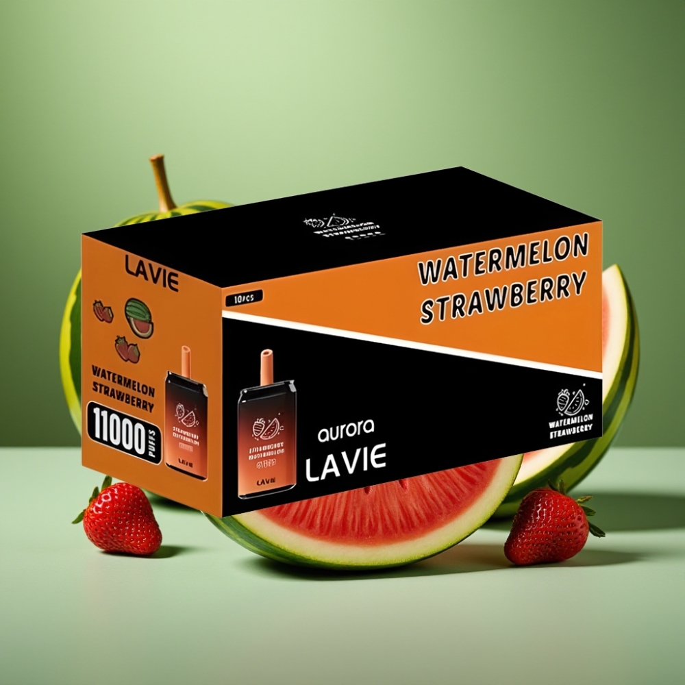 LAVIE Aurora 11000 Puffs 22ML Fresa Sandía vape distributor Mexico